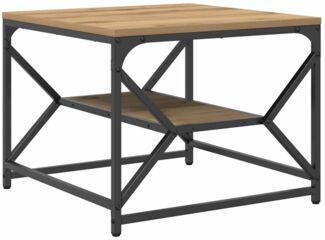 vidaXL Couchtisch Artisan-Eiche 51 x 50 x 40 cm 868230