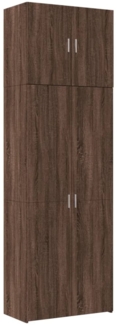 vidaXL Highboard Braun Eichen-Optik 80x42,5x249 cm Holzwerkstoff 3281370
