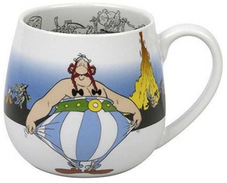 KÖNITZ Kuschelbecher Asterix - Ich bin nicht dick - 420 ml / Motivtasse