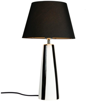 PR Home 501-054-191 Tischleuchte Leya Schwarz Weiß 54cm