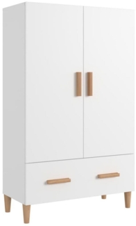 DOTMALL Highboard Highboard Weiß 70x31x115 cm Holzwerkstoff