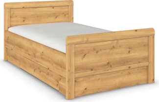 rauch Stauraumbett Bett Einzelbett Stollenbett Bettkästen EVELYN, in Komforthöhe mit Holzkopfteil sowie Schubladen MADE IN GERMANY