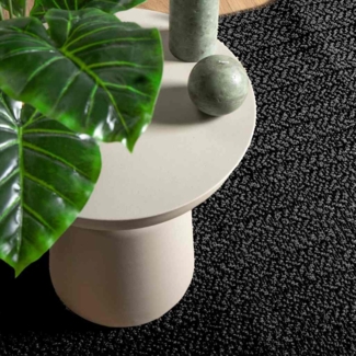 vidaXL Teppich ZIZUR Anthrazit 60x110 cm Jute-Optik Indoor und Outdoor 4010328
