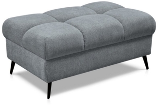 Beautysofa Hocker mit Metallbeine VINNI, Modernes Design, erhältlich in vielen Farben