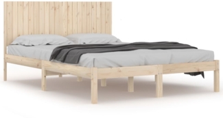 vidaXL Massivholzbett Kiefer 200x200 cm [3104433]