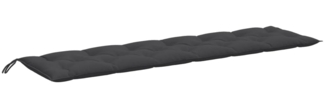 vidaXL Gartenbank-Auflage Melange Anthrazit 200x50x7 cm Stoff 4002574