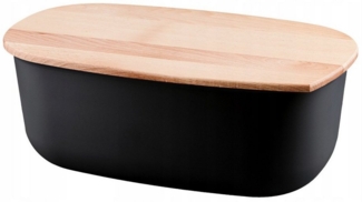 Practic Brotkasten, Brotkasten mit Deckel aus Buchenholz