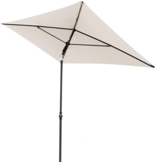 doppler Sonnenschirm Gartenschirm eckig GS Sunline III 260x150 natur