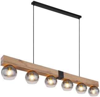 Hängeleuchte Esszimmer Hängelampe Wohnzimmer Pendellampe Holz 15656-6H