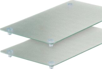 Zeller 2-tlg. Glasschneideplatten Set 4-Plattenkochfeld