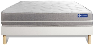 Actiflex touch Matratze 130x200 cm + Bettgestell mit Lattenrost, Härtegrad 2, Taschenfederkern, Höhe : 20 cm