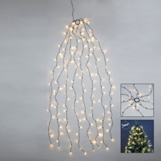 Gravidus LED-Lichterkette 160 LED Tannenbaumlichterkette Weihnachtsbaum Baumbeleuchtung