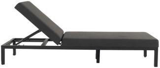 Gartenliege Eva Lounger High (black / black)