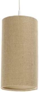 BPS Koncept 0T0-017-15w20 Hängeleuchte BOHO ELEGANT E27 1x40W Hanf natürlich auf PVC-Kunststoff beige H:102cm Ø15cm dimmbar