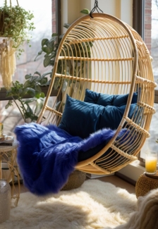 Lammfell Premium Neuseeland Blau Größe: 90-100