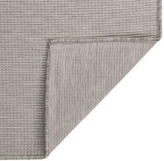 vidaXL Outdoor-Teppich Flachgewebe 100x200 cm Taupe 340780