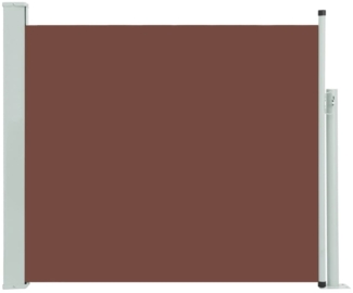 vidaXL Ausziehbare Seitenmarkise 100x300 cm Braun 48375