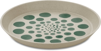 Koziol Teller-Set Connect Plate Monstera Dots 4-tlg, Kuchenteller, Kunststoff, Nature Desert Sand, 20. 5 cm, 1453700