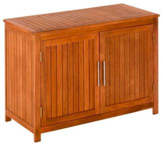 Merxx Gartenschrank Eukalyptus natur 120 x 55 x 85 cm