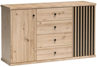 Marmex Möbel Kombikommode CALI 04 Sideboard Schubladenschrank mit Schubladen und Schranktüren