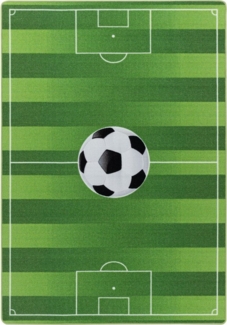 Villa Möbel Kinderteppich Plaelle, Rechteckig, Höhe: 7 mm, Kinderteppich Fußballstadion Teppich Kinderzimmer Rutschfest Waschbar