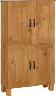 Home affaire Midischrank Rodby FSC®-zertifiziertes Massivholz, Breite 75cm, Höhe 130cm
