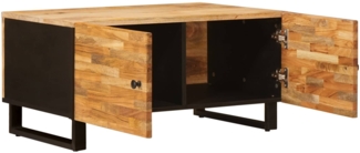 vidaXL Couchtisch Braun 89 x 52 x 11 cm Massivholz Mango 4018301