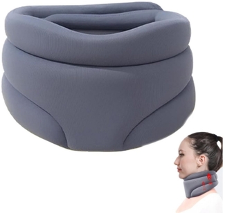 NUODWELL Nackenkissen Nackenstütze, Halskrause Mensch, Schlafhilfe Nackstütze gegen Schnarch