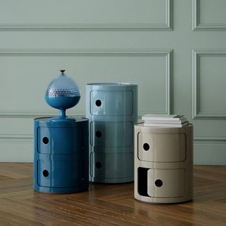 Kartell Componibili, Container 3-fächer, Taupe
