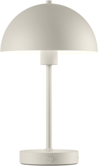 skølm 'Aeriala' Tischlampe kabellos, beige