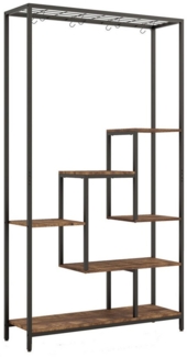 COSTWAY Blumenständer, Pflanzenständer 6 Etagen Metall mit 10 S-Haken, 180cm