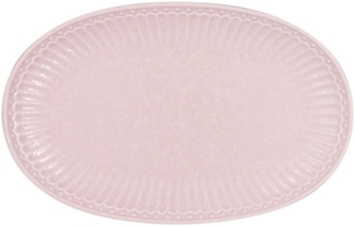 Greengate Servierplatte Alice Servierplatte vintage rose 23cm, Stoneware, (Servierplatte)