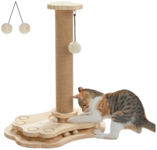 PETEPELA Kratzbaum PETEPELA interaktives Katzenspielzeug mit Kratzstamm, fördert Krallenpflege & Möbelschütz