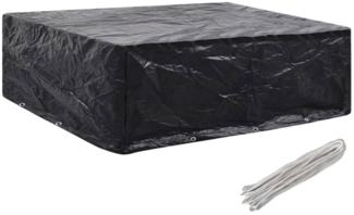 vidaXL Gartenmöbel-Abdeckungen 2 Stk. 8 Ösen 250x210x90 cm 279132