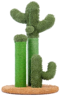 PAWZ Road Kratzbaum Kratzbaum Kaktus, Kratzsäule, 3 Pfosten in 1 Set Grün, Kaktus Design