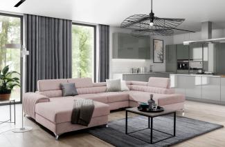 Wohnideebilder Lacante Rosa Ecksofas & Eckcouches CO-LAC-RT-101GO