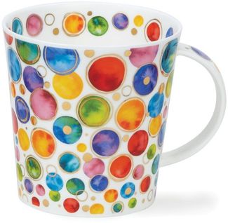 Dunoon Tasse Dazzle Spots Cairngorm 0,48 l Fine Bone China Porzellan, 1-tlg.