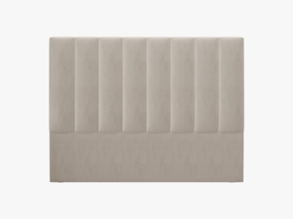 Micadoni Kopfteil Marl Samt Helles Beige 180x120