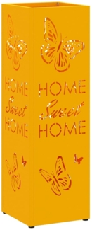 vidaXL Sonnenschirmhalter Senf 15,5 x 15,5 x 49 cm Metall 868503