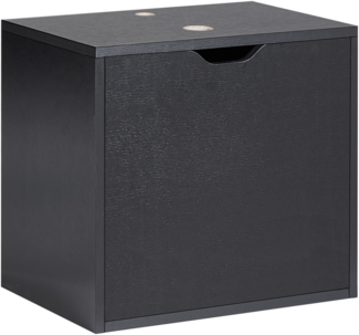 Wandmontierter Waschtischunterschrank SUZANO 45 cm Schwarz