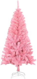 vidaXL Künstlicher Weihnachtsbaum mit Ständer Rosa 120 cm PVC 329177