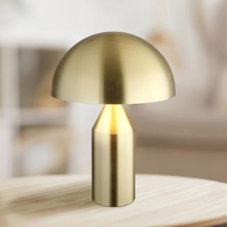 Tischleuchte Wohnzimmer Messing Tischlampe Schlafzimmer Nachttischlampe 39 cm