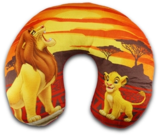 Disney The Lion King Reisekissen König der Löwen Kinder Nackenkissen für Auto, Flugzeug, Gr. 37x30 cm