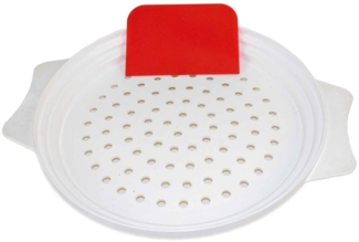 Muxel Spätzlereibe Muxel Spätzlesieb, die Einfache Art Spätzle zu schaben (Weiss), Kunststoff, (mit-Teigschaber, 2-St), Leicht zu reinigen