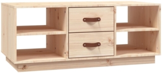 Couchtisch, Sofatisch 100x50x41 cm Massivholz Kiefer