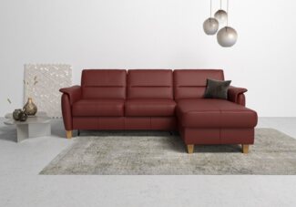 Home affaire Ecksofa Palmera L-Form, B: 244 cm, optional Bettfunktion & Bettkasten, Federkern