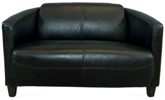 Clubsofa Rocket 2-Sitzer Leder "Belon-Black"