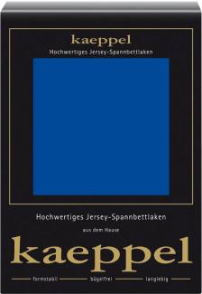 Kaeppel Spannbettlaken Single Jersey Mako Elasthan, Jersey-Elasthan, Gummizug: rundum, (1 Stück), aus 97% Baumwolle und 3% Elasthan