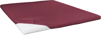 Primera Spannbettlaken Elasthan-Feinjersey Topper, Jersey-Elasthan, Gummizug: rundum, (1 Stück), Aus 95% gekämmter Baumwolle und 5% Elastan
