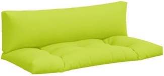 vidaXL Palettenkissen 2-tlg. Knallgrün Stoff 360933